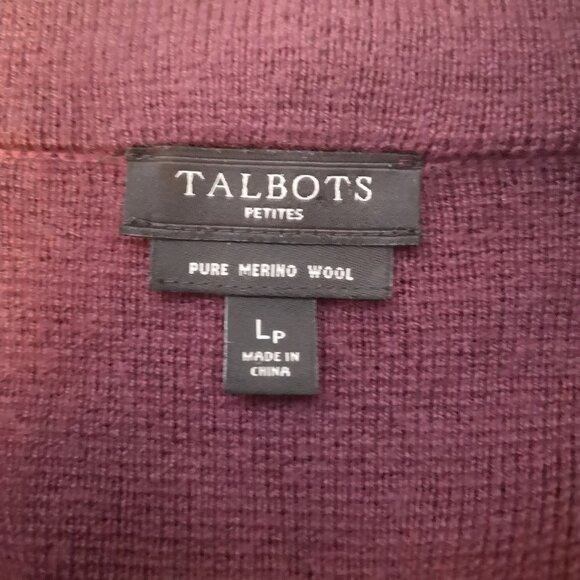 Talbots Petites Ladies Pure Merino Wool Button Front Dressy Jacket - Picture 3 of 11
